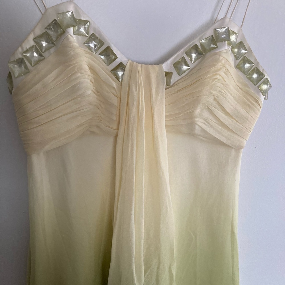 Green semi-formal dress